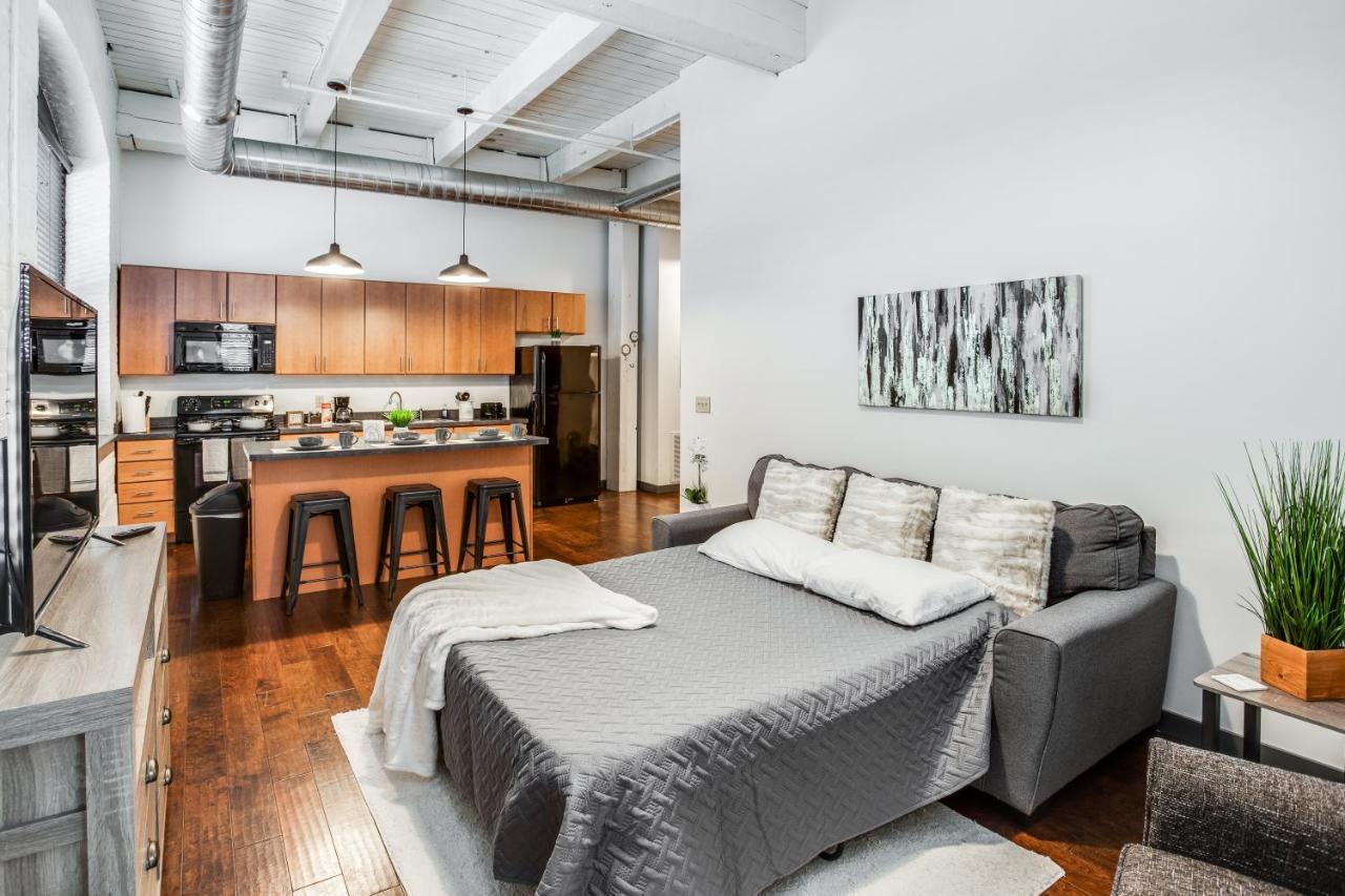 Ny Style Centric Loft With King Bed By Park Ave Leilighet Rochester Eksteriør bilde
